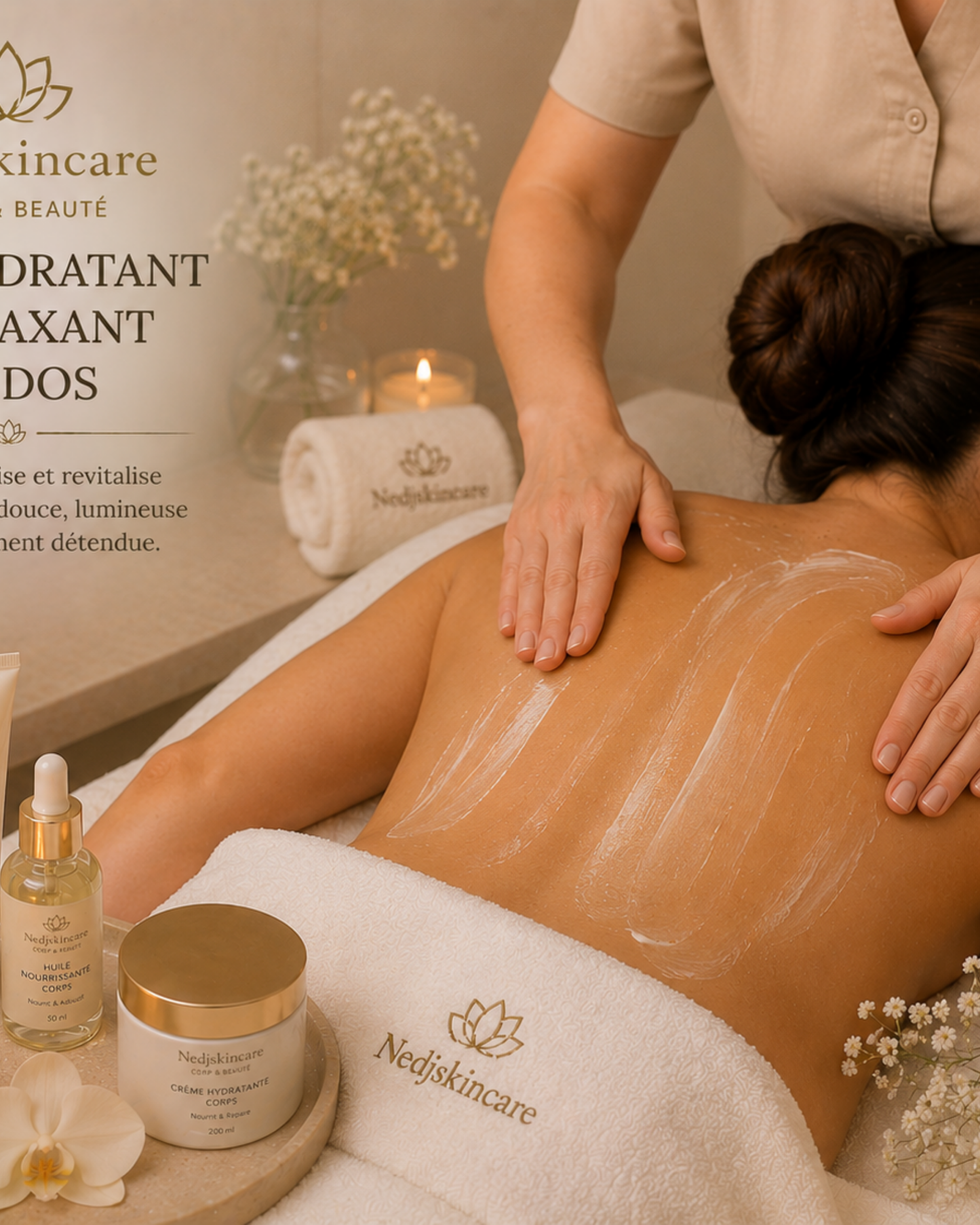Soin Hydratant & Relaxant du Dos avec Massage ✨